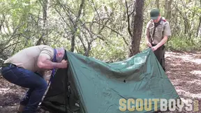 ScoutBoys Hung Scout Master fucks cute Ian Levine hard rough and raw