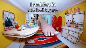 Breakfast in the Dollhouse- Eat whatever Giantess Stella Commands - 4K MP4