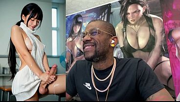 Tan Big Breast Asian Girl Jerking Off And Cumming All Over The Fucking Place, AI Generated