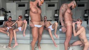 preto gostoso socou ate gozar no fundo da minha garganta