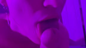 I Tickle Frenulum With My Tongue And Do Blowjob, Cum In My Mouth A Lot Of Cum And Moans. Asmr