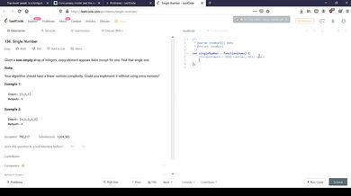 Leetcode easy coding with me in javascript live