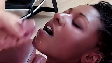 Eve Mayfair Devours Cum After Anal A2M