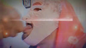 the witch sucking dick and licking his cum