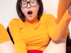 Stacked brunette goes solo toys and masturbation