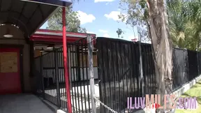 Slutty brunette fucked by a ghetto BBC