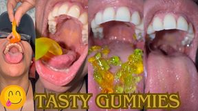 Vore exploration eating gummy bugs