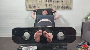 Double Team Tickling the TKLNurse's Feet and BBW Body in the Stocks Pt4