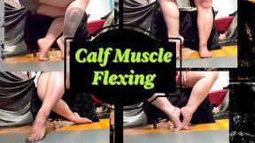 Elegant Calf Muscle Flexing -Calf Muscle Fetish