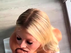 Magdalenas ride in the bathroom Anal Blonde Blowjob Cumshot