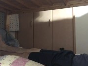 I took a voyeur yesterday of my fuck buddy developing anal!【Techno break】【Masturbation】