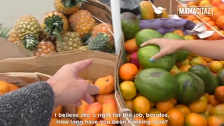 Latina Fruit Vendor Approached Outdoors, She Agrees to Leave With Him... What Happens Next Is Wild
