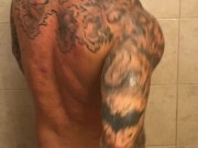 Jason Collins showering