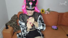 My Natural, Big Tits Are Throbbing! Pussy Mask on, I'm Pleasuring Myself