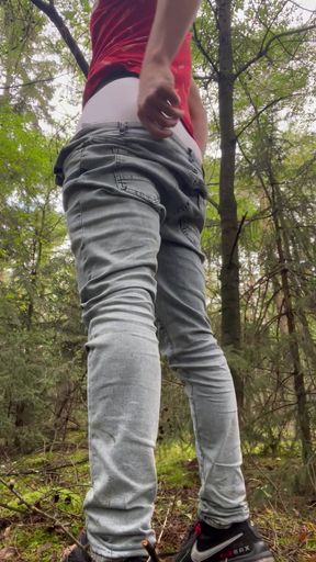 Outside Jerking Gay Crossing