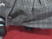 Crossdresser and anal with her Big Black Dildo