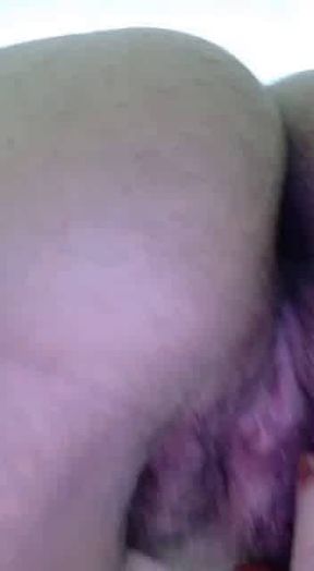 In washroom showing pussy