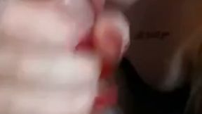 Amateur tattooed slut sucks dick POV