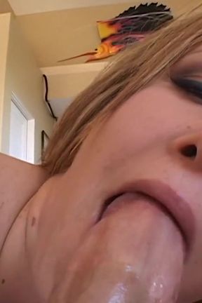 Slut sucks massive cocks then gets fucked on both holes simultaneously