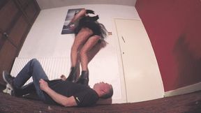 Jumping Stomping & Trampling Sophie FLOOR CAM (4K)
