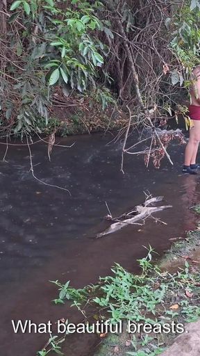 Powerful moment from "A meeting between strangers at the creek ends in unexpected sex."