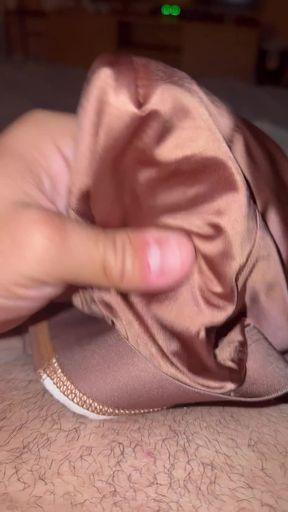 Brown Satin Panties