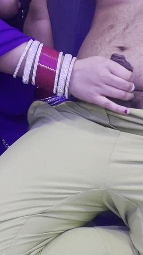 Bhabhi Caught Her Devar Maturbating on Couch