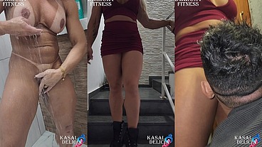 Part 01. "Ménage com o amigo do trabalho do meu marido - ele me possuiu na frente do meu marido, como a putinha safada que eu queria ser." Meu marido, com a câmera em punho, gravava cada segundo