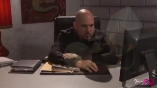 Majestic Brunette Bitch Tera Patrick Turns On &amp; Fucks 2 Big Cocked Dudes!