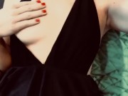 Cute young slut cums waterfalls while playing with herself