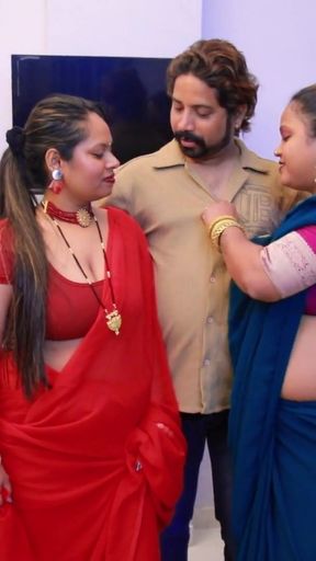 TWO GIRLS BET A BANANA ON THE CARROM GAME   Clip 2