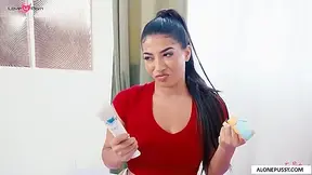 Nerdy Roommate Unleashes Her Inner Sex Kitten