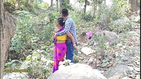 Newly Married Indian Bahu Fucked By Sasur Ji in jungle