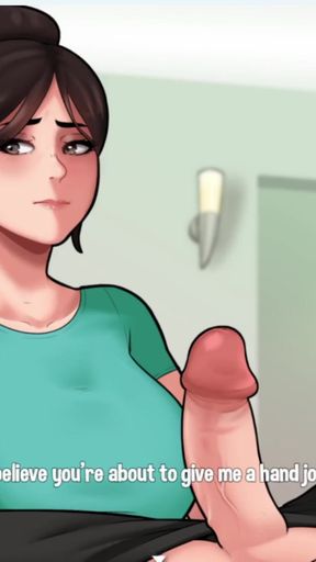Powerful moment from &quot;My Stepmom Linda Helps To Reduce My Sexual Tension After Caught Watching Her Jiggling Bouncy Boobs&quot;
