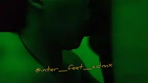 Passionate Teen Blowjob in Dimly Lit Club – Antifaz Zona Rosa 18+