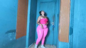 A personal trainer sniffing her student's farts in secret - by Babe and Rosalia Peach - full clip