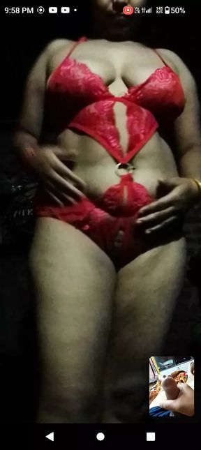 Indian Deshi Stepmom make nude whatsapp video call sex in her son friend