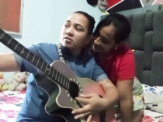 The music teacher became affectionate