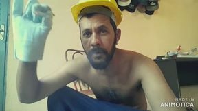 Worker Smoking Sagging - Gloves