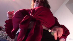 Giantess eats your donuts POV