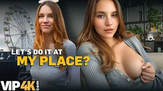 Redhead Leya Desantis gets hard anal fuck with stranger after amusement park