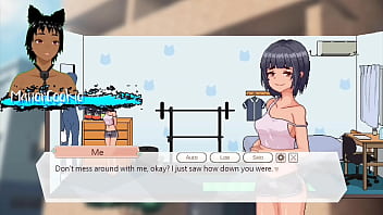 Delivery Hot - Delivering packages and meeting Sakura who likes to work out and protein like cum