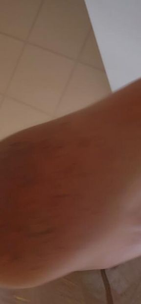 Goodnight  teeny tiny crushed beneath my black belt soles