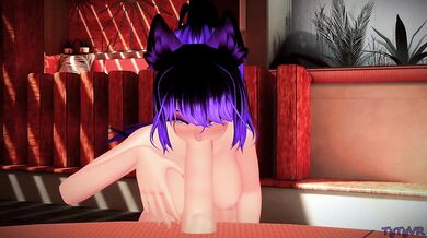 Sucking on my Dildo IRL While in VR