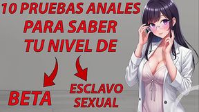 &iquest_Eres un beta adicto al anal? Descubrelo con este test en espa&ntilde_ol. JOI AMSR.