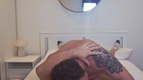 Unblurred Real.straight Virgin Derek Bear Biker Tattooed 1st Time