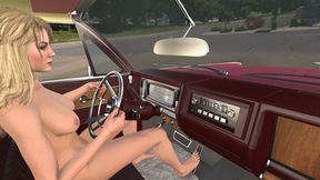 Hitchhiking with Lori Naked and Barefoot 1080p