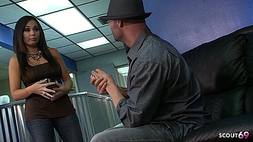 Big Boobs Office Girl seduce to Rough Anal Sex by Stranger at Work