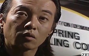 Subtitled bizarre japanese pubic hair stylist at work