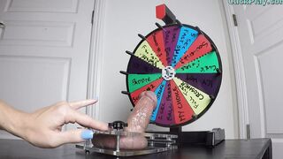 CBT Spinning Mystery Wheel Femdom Ball Busting Handjob